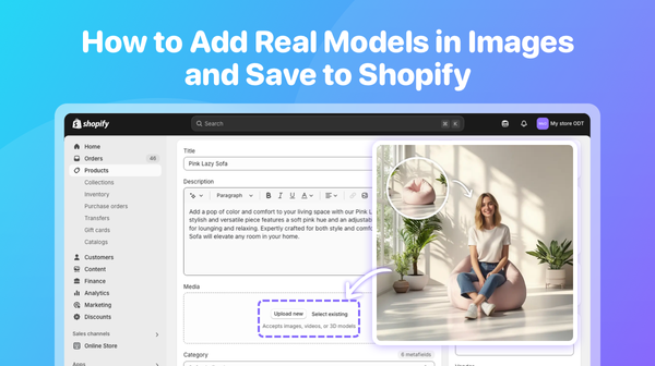 How to Add Real Models in Images and Save to Shopify with Shopaw AI