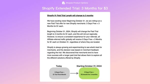 How to Get Shopify Free Trial 2025 (3 Days Free + 3 Months for $1 Each)